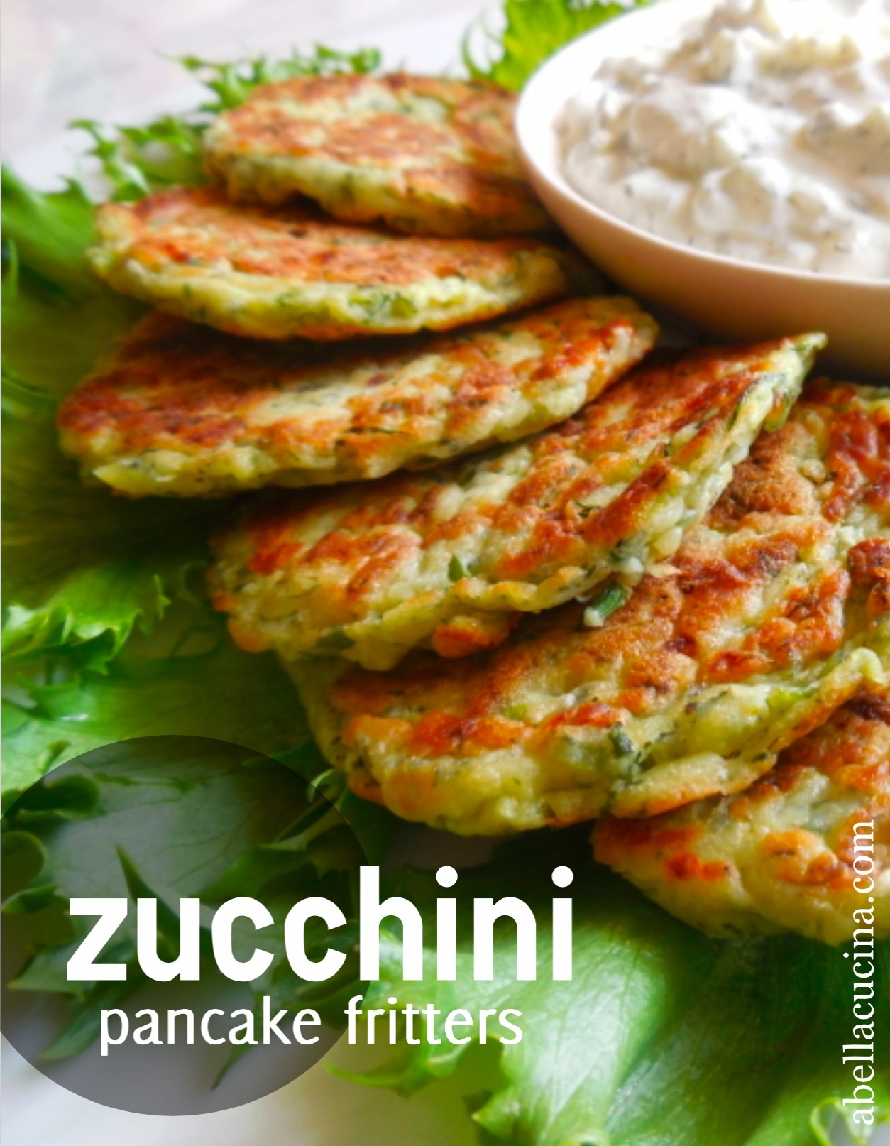 Zucchini Pancake Fritters Recipe – Turkish Mucver | AbellaCucina